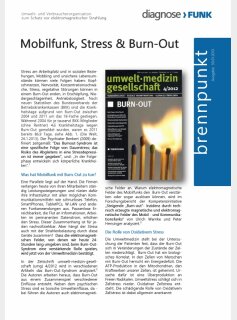 Brennpunkt: Mobilfunk, Stress & Burn-Out <Sonderdruck>
