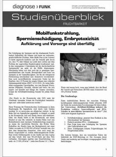 Faktenblatt: Studien zur Fruchtbarkeit (2S. A4)  -nicht mehr lieferbar, neu: Art.232-